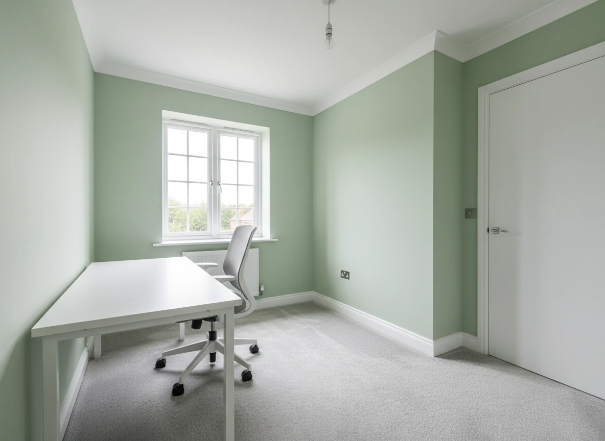 home-office-painting-2-nottingham-robin-decorators Home office feature wall painting in Nottingham