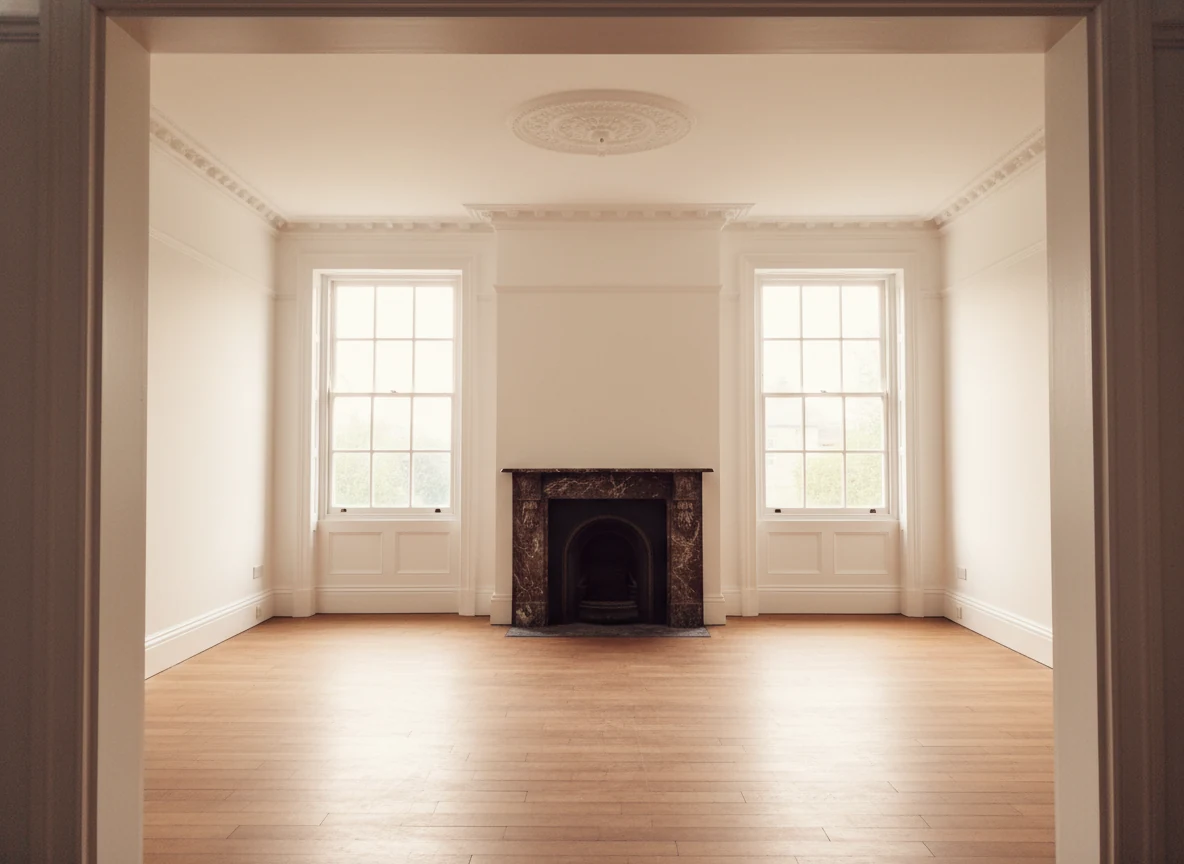 Victorian property bedroom painting in Nottingham by Robin Decorators