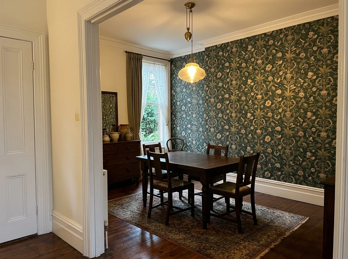 Wallpapering in Nottingham by Robin Decorators, professional wallpaper installers